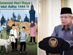 Rayakan Idul Adha 1444 H, Wapres Ajak Masyarakat Berkurban