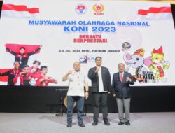 Buka Musornas KONI 2023, Menpora Dito Dorong KONI Lakukan Pengembangan Inovasi dan Prestasi Olahraga Indonesia