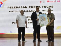 Hadiri Pelepasan Purna Tugas Faisal Abdullah, Menpora Dito Ucapkan Terima Kasih Atas Dedikasi Selama di Kemenpora