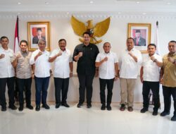 Diterima Menpora Dito, Gubernur Sumut dan Wakil Ketua Umum KONI Bahas Penyelenggaraan PON 2024