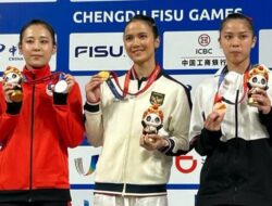 Atlet Wushu Nandhira Mauriskha Buat Kejutan Raih Emas di Ajang FISU World University Games 2021