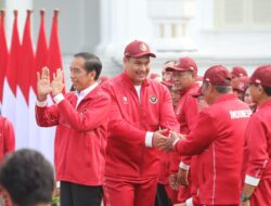 Menpora Dito Dampingi Presiden Jokowi Serahkan Bonus Asean Para Games 2023 Kamboja