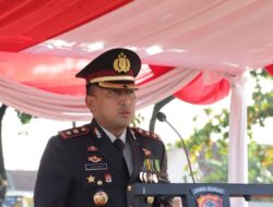Kapolres Majalengka Memimpin Upacara Hari Bhayangkara Ke-77 Tahun 2023 di Lapang GGM Majalengka