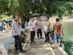 Polisi Tingkatkan Pengamanan Objek Wisata Situ Cipanten Libur Lebaran Idul Adha 1444 H / 2023 M