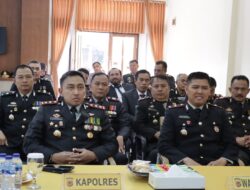 Polres Majalengka Menyaksikan Secara Live Streaming Upacara Peringatan Hari Bhayangkara Ke 77 Tahun 2023