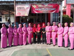 Meriahkan HUT Bhayangkara ke-77, Polsek Sukahaji Polres Majalengka Gelar Bazar Murah