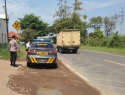 Polsek Jatiwangi Polres Majalengka Laksanakan Patroli Siang Hari Sebagai Upaya Cegah Potensi Gangguan Harkamtibmas