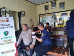 Gelar Patroli Kesehatan, Sidokkes Polres Majalengka Cek Kesehatan Personel