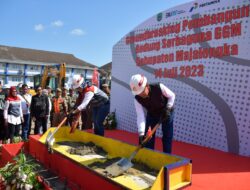 PT. Pertamina Berikan Bantuan Pembangunan Sarana Olahraga Gedung Serbaguna GGM