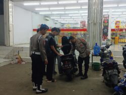 Kapolsek Cikijing Pimpin Apel Dan Pelaksanaan KRYD Gabungan Zona 5 di Wilkum Polsek Cikijing.