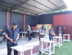 Asah Kemampuan, Polres Majalengka Menggelar Latihan Menembak