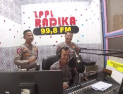 Satlantas Polres Majalengka Gelar Talkshow di Radio FM Radika untuk Mendukung Ops Patuh Lodaya 2023