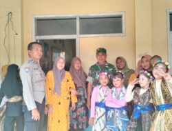 Sinergitas TNI – Polri, Bhabinkamtibmas Sosialisasikan TPPO
