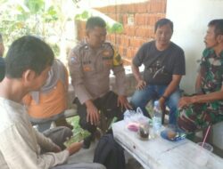 Bhabinkamtibmas Desa Sukaraja Wetan Polsek Jatiwangi, Bersinergi Sambang Warga Sampaikan Himbauan Kamtibmas