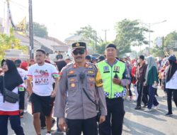 Polres Majalengka Laksanakan Pengamanan Kegiatan Kirab Budaya dan Jalan Sehat