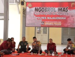 Tampung Aspirasi, Kapolres Majalengka Ngobrol Mas Bersama Forkopimcam, Kepala Desa dan Stakeholder Terkait di Jatiwangi