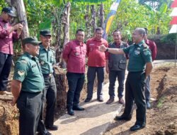 “Sinergitas TNI-Polri” Kapolsek Cikijing Hadiri Peresmian Penggunaan Fasilitas Air Bersih Program TNI AD Manunggal Air tahun 2023