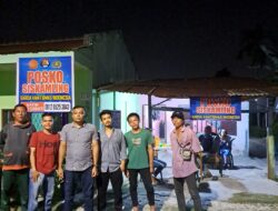 GARDA KAMTIBMAS INDONESIA BERSAMA MASYARAKAT GIATKAN RONDA MALAM