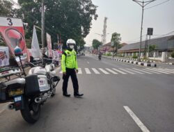 Tingkatkan Keamanan dan Keselamatan Lalu Lintas, Satlantas Polres Majalengka Gelar Patroli Rawan Kecelakaan