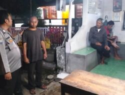 Peduli, Bhabinkamtibmas Polsek Majalengka Sambangi Pos Satuan Keamanan Lingkungan (Sat Kamling)