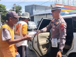 Satlantas Polres Majalengka Berbagi Kepedulian Sosial Melalui Kegiatan “Jumat Berkah”