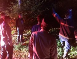 Polisi di Majalengka Amankan TKP Kebakaran Tempat Pembuangan Sampah Warga