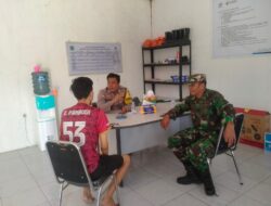 Bhabinkaktibmas Polsek Jatiwangi Bersinergi dengan TNI Dalam Menciptakan Kondusifitas di Wilayah Hukum Polsek Jatiwangi