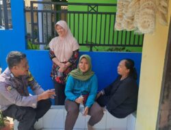 Intensifikasi Program Quick Wins Bhabinkamtibmas Sambang Warga di Desa Karyamukti Dalam Menjaga Kamtibmas