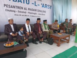 Sinergi Polsek Sukahaji dan Koramil Kawal Apel Tahunan Pekan Perkenalan Khutbatul Arsy