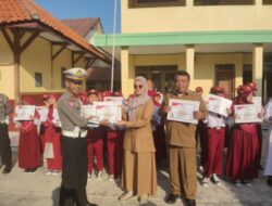 Santlantas Polres Majalengka Gelar Dikmas Lantas “Police Goes to School” di SDN Majalengka Wetan IV