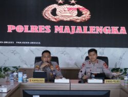 Kapolres Majalengka Pimpin Rapat Anev untuk Perkuat Situasi Kamtibmas dan Program Quick Wins Presisi