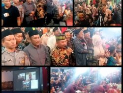 Ribuan Masyarakat Jawa Desa Telaga Jernih Secanggang Apresiasi Vidcon Bersama Ganjar Pranowo