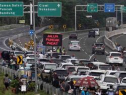 Lonjakan Volume Kendaraan, Polisi Siap Berlakukan One Way di Puncak