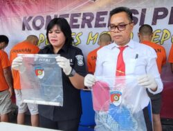 Kerap Beraksi di Depok, 13 Pelaku Curanmor Dibekuk Polisi