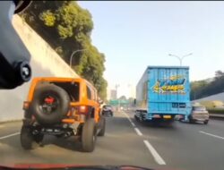 Viral Rubicon Kabur Usai Serempet Mobil Lain, Polisi: Korban Belum Lapor