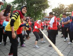 Mulai Tarik Tambang Hingga Sepak Bola Sarung Ramaikan Perayaan HUT ke-78 Kemerdakaan RI di Kemenpora