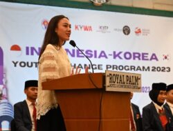 Stafsus Alia Beri Motivasi Peserta Pertukaran Pemuda Indonesia Korea di Jakarta