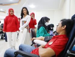 Peringati HUT Ke-78 Kemerdekaan RI, DWP Kemenpora Gelar Bakti Sosial Donor Darah