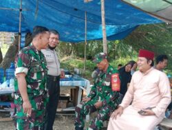 Sinergitas TNI-Polri, Sampaikan Pesan Kamtibmas