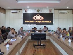 Polres Majalengka ikuti Vicon Sosialisasi Program Quick Wins Presisi