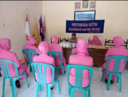 Bhayangkari Ranting Cikijing Laksanakan Giat Pertemuan rutin.