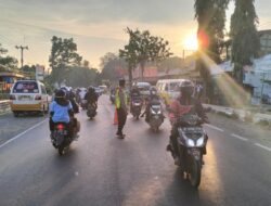 Polsek Kdp Berikan pelayanan Kepada Masyarakat Melalui Gatur Pagi