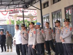 Kapolres Majalengka Memimpin Pengamanan Aksi Unjuk Rasa dari PC SPAI FSPMI Kabupaten Majalengka