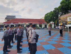 Polres Majalengka Menggelar Apel Kesiapan Pam BKO di Indramayu