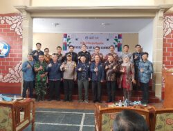 Kapolsek Cikijing Hadiri Acara Penyerahan dan Penerimaan Mahasiswa Peserta KKN UNISA Kuningan