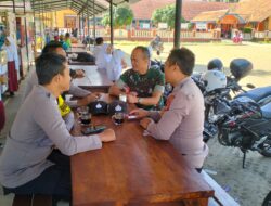 Sinergitas TNI-Polri Diperkuat: Bhabinkamtibmas Polsek Maja Ngopi Bareng Babinsa