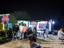 BACALEG PSI DRS. SANTUN MANURUNG KUNJUNGI POSKO SISKAMLING DAN SANGAT MENDUKUNG PROGRAM GARDA KAMTIBMAS INDONESIA