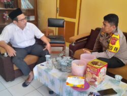 Jalin Silaturahmi Kapolsek Sukahaji Sambangi Sekolah SMPN 1 Sindang Sampaikan Pesan Kamtibmas