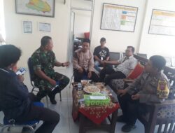 Bhabinkamtibmas dan Babinsa Tingkatkan Sinergitas, Ajak Perangkat Desa Aktifkan Kembali Pos Sat Kamling