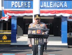 Kapolres Majalengka Pimpin Apel Pagi dan Penyambutan Bintara Remaja